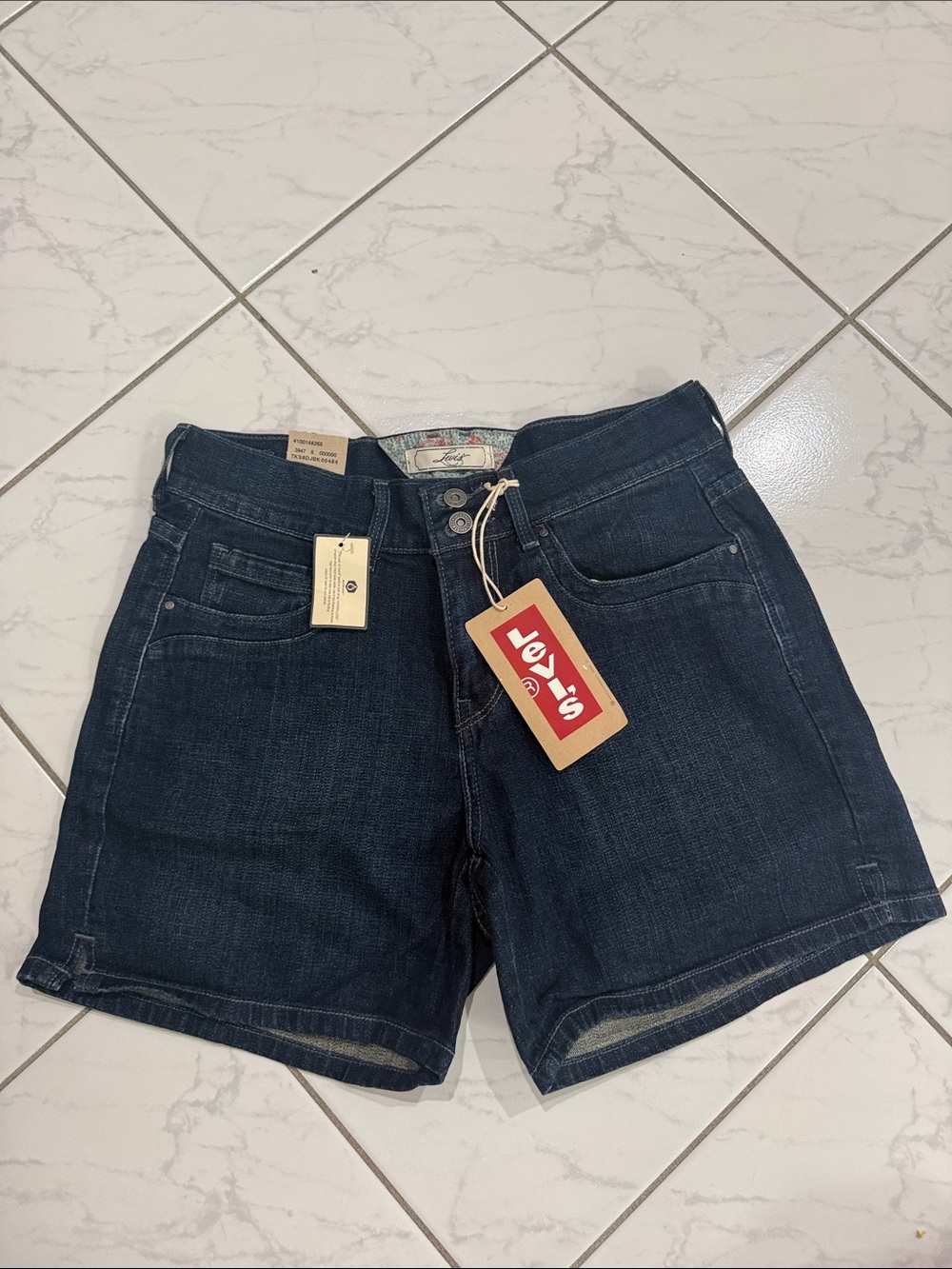 Levi's Dark Indigo Denim Women's Shorts